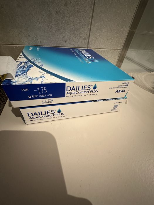 115 lentes de contacto dailies aquaplus -1,75