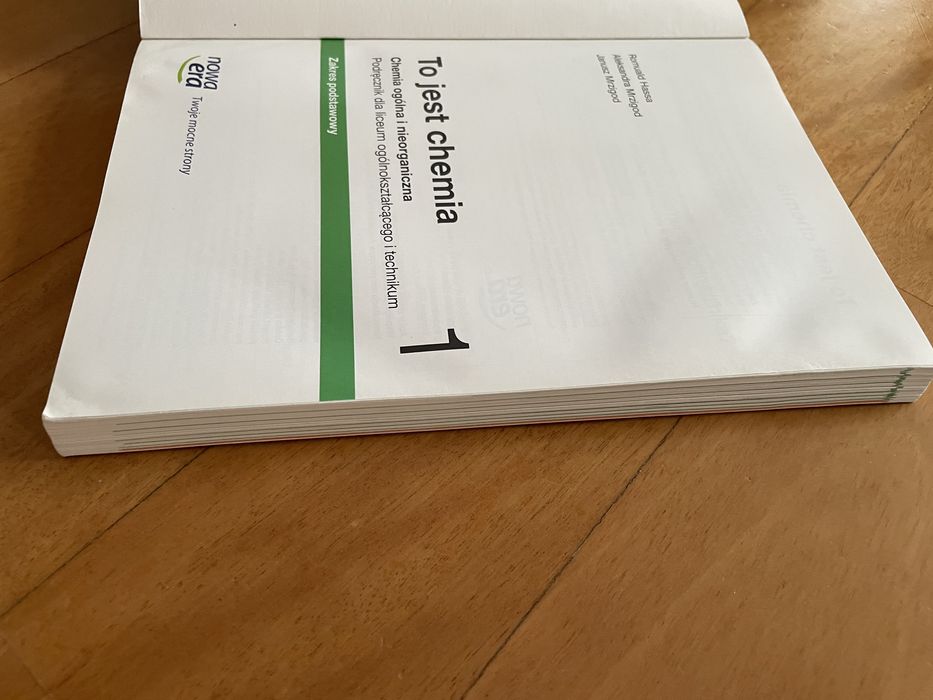 To jest chemia 1. Podręcznik, zakres podstawowy.