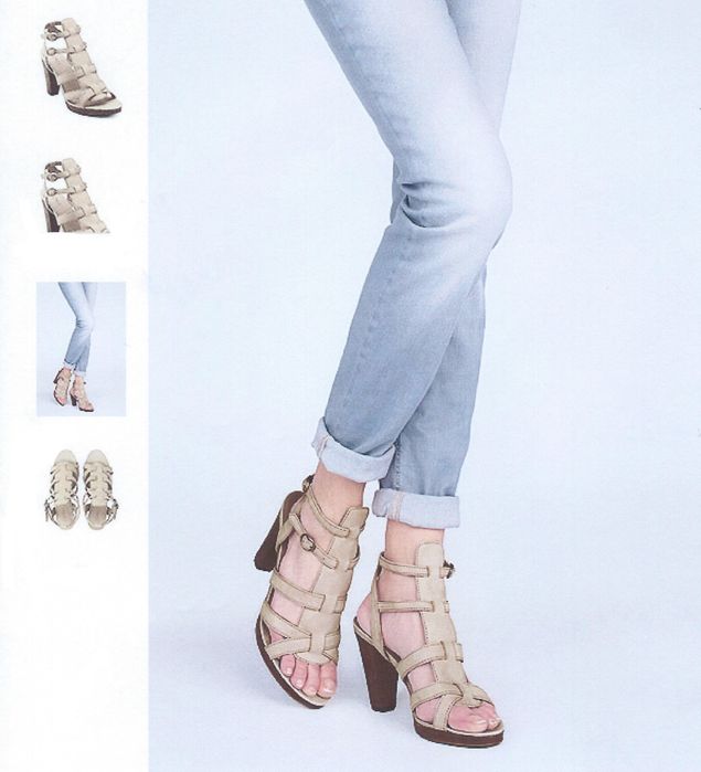 Sandálias Salto Alto ESPRIT pele genuína