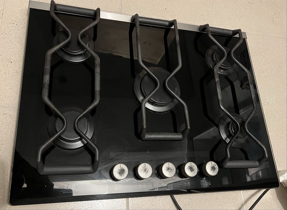 Placa de fogão a gás AEG Electrolux
