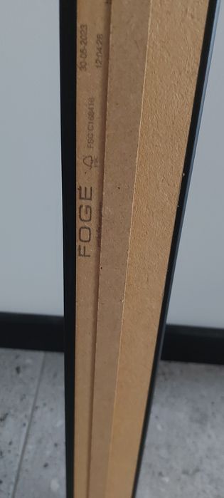 Listwa przypodłogowa Foge, 125 cm, czarna