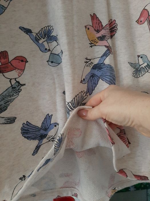 Плаття для дівчинки тепле з пташками LOGG