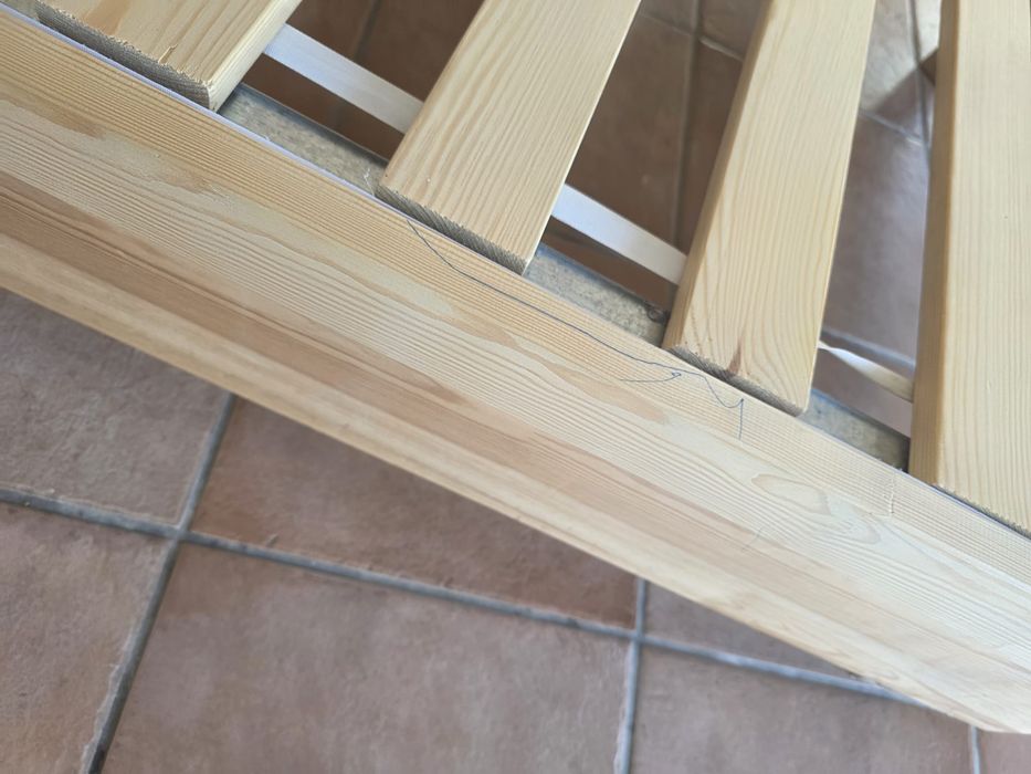 Cama ikea 90x200 com colchão