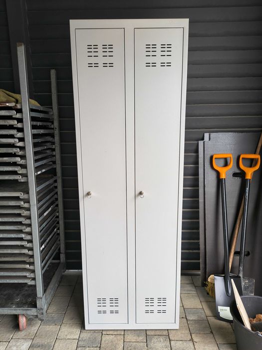 Szafka BHP, szafka pracownicza dwudrzwiowa Metalkas 180x60x49 cm