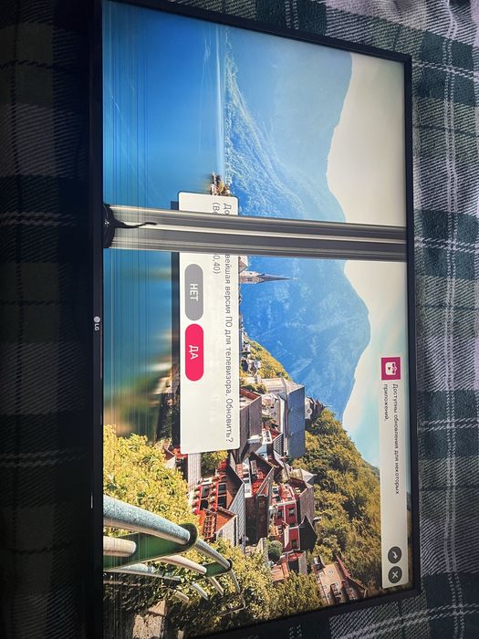 Телевізор LG 43UK6300PLB, сматр ТВ.