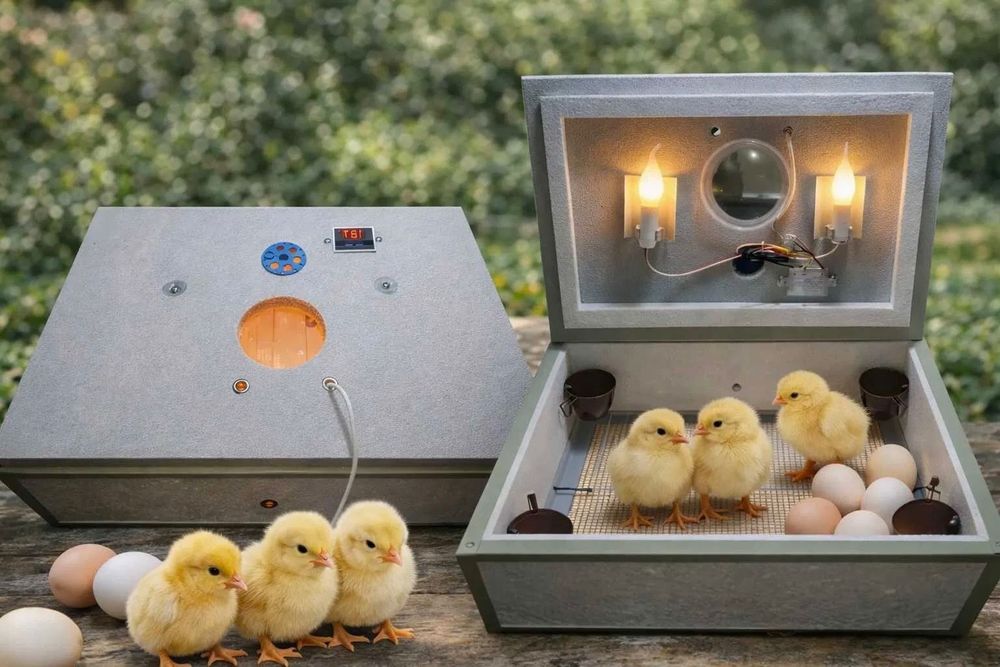 ХІТ ПРОДАЖІВ Інкубатор Квочка 100 яєць ручний переворот,цифровий