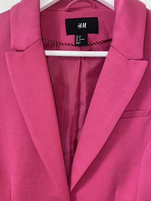 Піджак жіночий приталений, рожевий (фуксія), фірма H&M