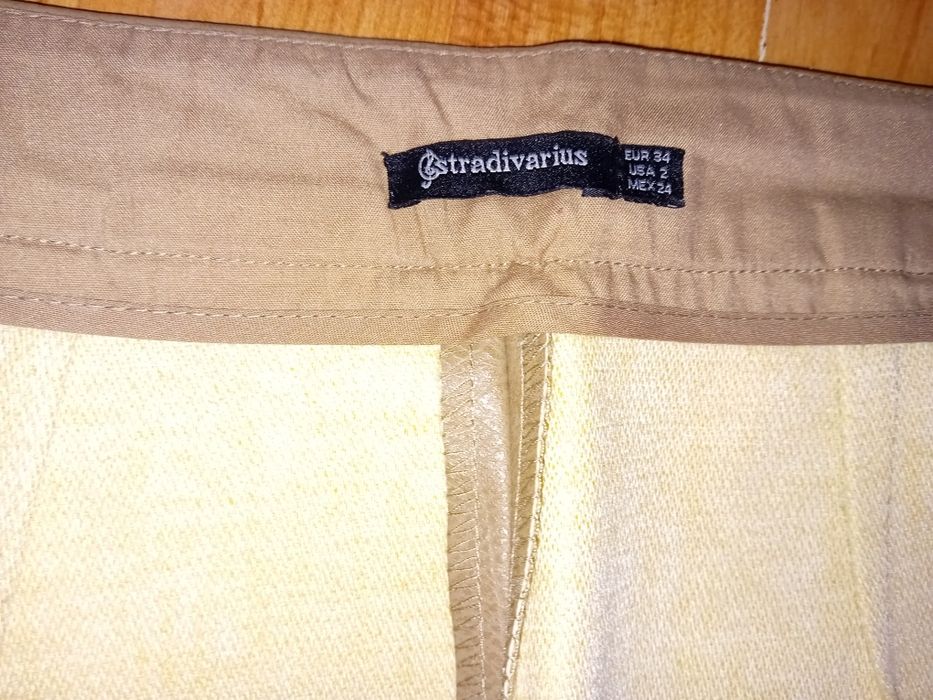 Skórzana spódnica rozm 34