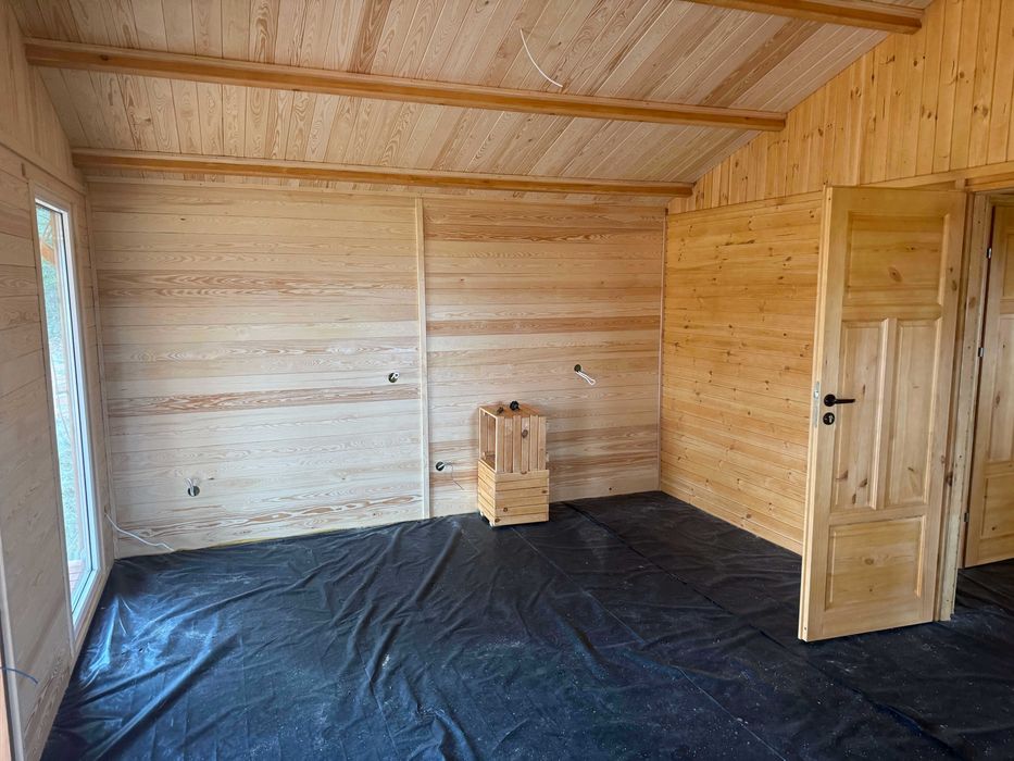 dom całoroczny z drewna dom drewniany domki drewniane tani dom WARBIT