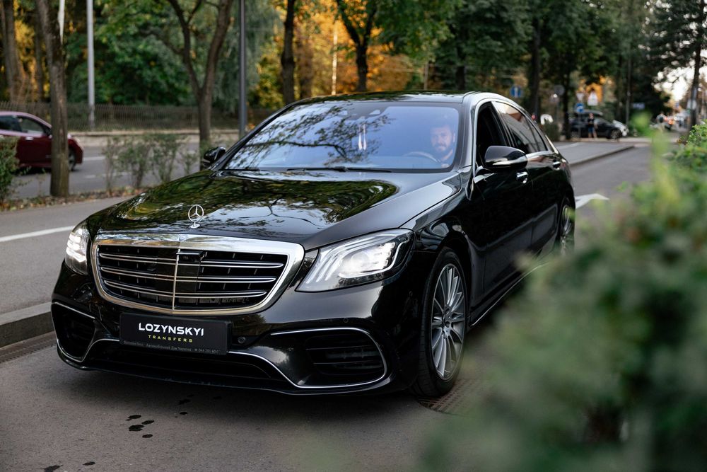Mercedes V/S/E class. Авто з водієм, перевезення. Трансфер за кордон