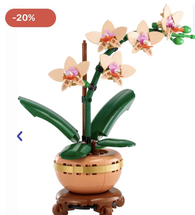 Lego міні орхідея оригінал