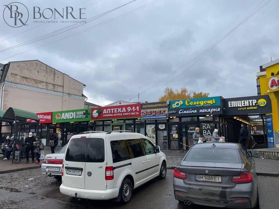 Оренда, Фасадний вхід, Торгового Приміщення, Ромни 35м2