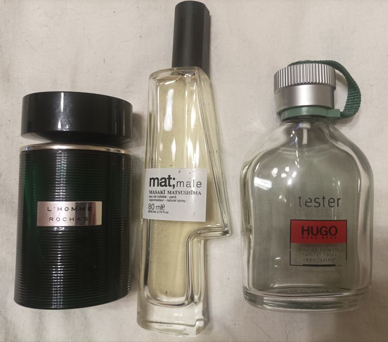 Остатки мужской парфюмерии