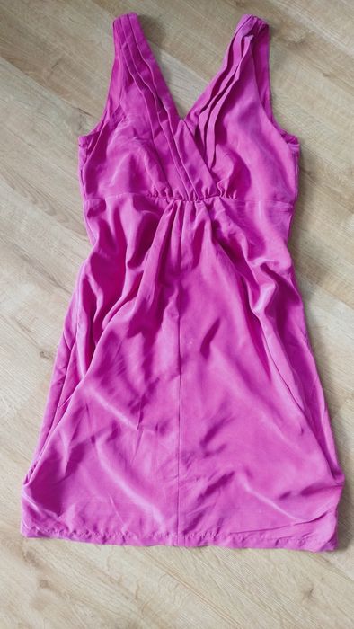 Różowa sukienka modal