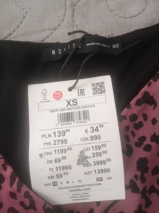 Sukienka Mohito XS