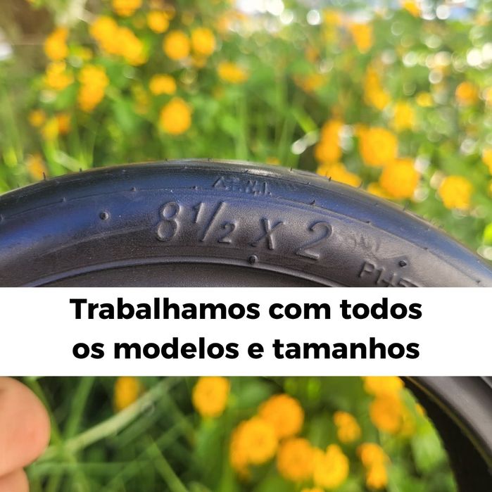 Câmara/pneu trotinete - troca em domicílio
