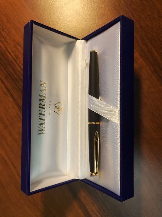 Ручка-роллер Waterman Hémisphère Matte Black GT арт42003 Оригинал 100%