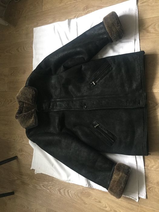 Натуральная мужская дубленка Турция р. 50-52