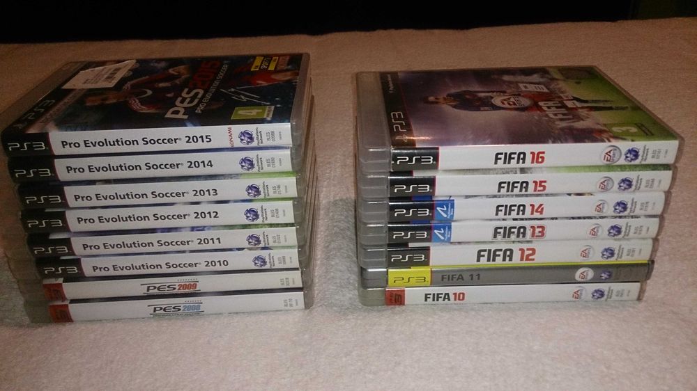 pes e fifa - jogo ps3 (jogo playstation 3) futebol vários