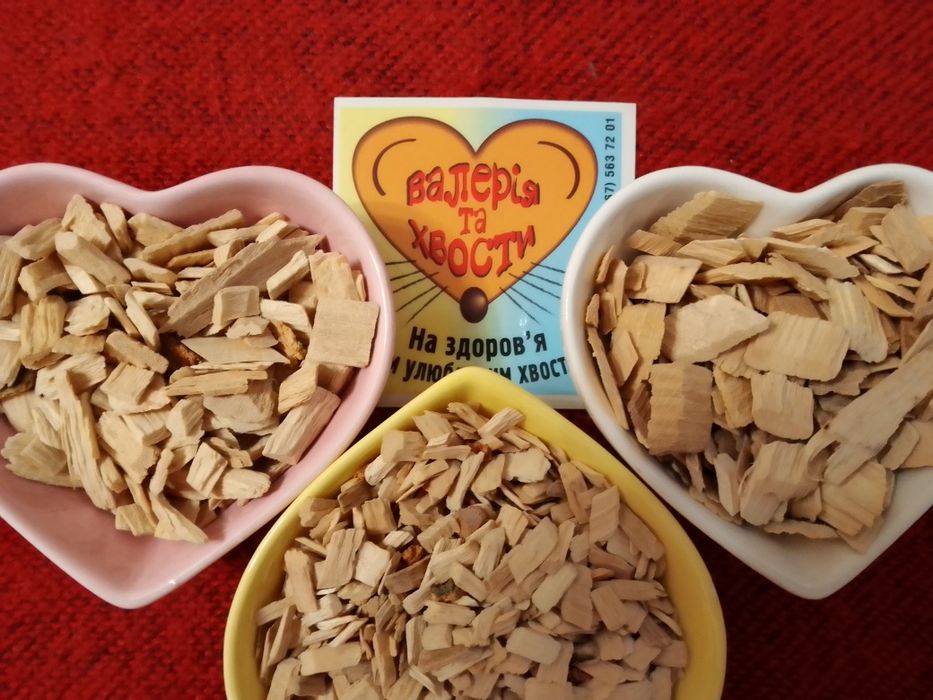 Щепа бука-найкращий наповнювач для щурів, пацючків, дегу,рептилій- 5кг
