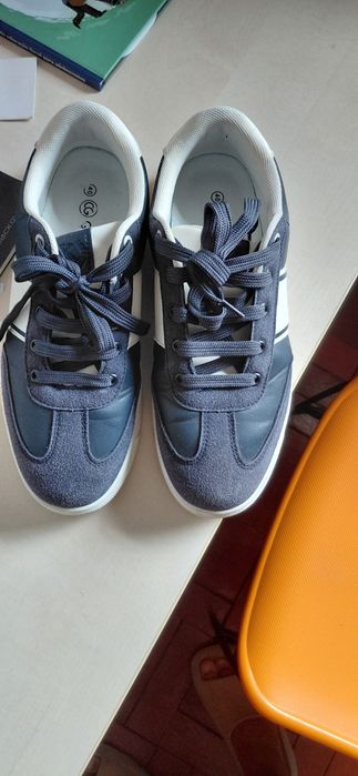 Sapatilhas Estilo Retro  Azul arinho - Confortáveis