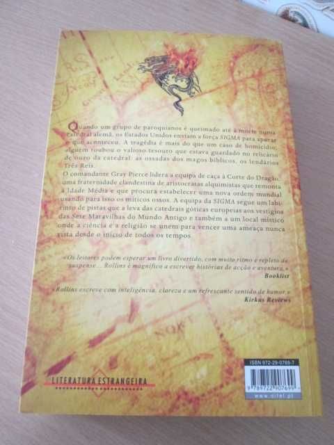 O Mapa dos Ossos de James Rollins (oferta portes)