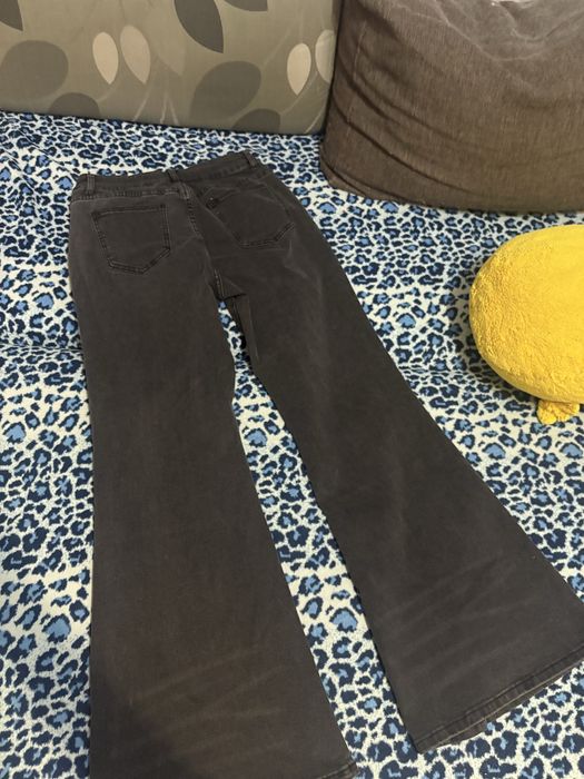 Клеш джинсы серые