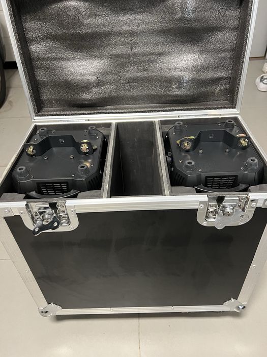2x Moving Head Led Beam 200 w + Flightcase
