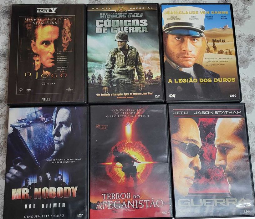 20 DVDs de Filmes Diversos Originais