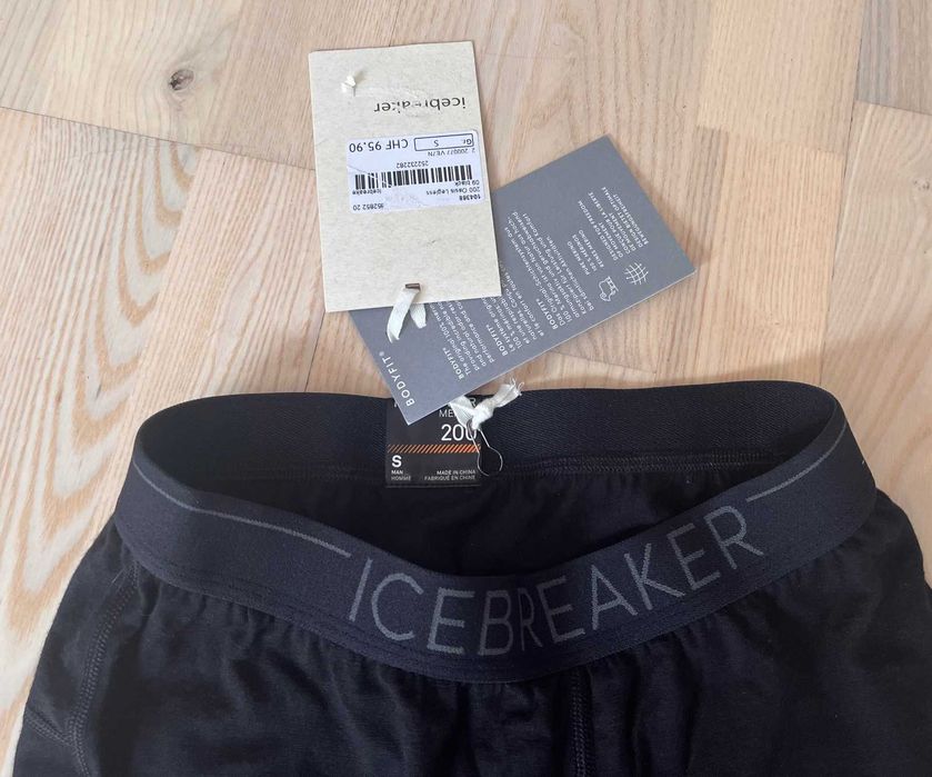 Icebreaker merino 200 getry 3/4 narciarskie Oasis legless premium