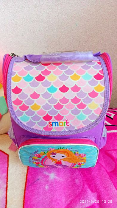Каркасный школьный рюкзак Smart для начальной школы, для девочки