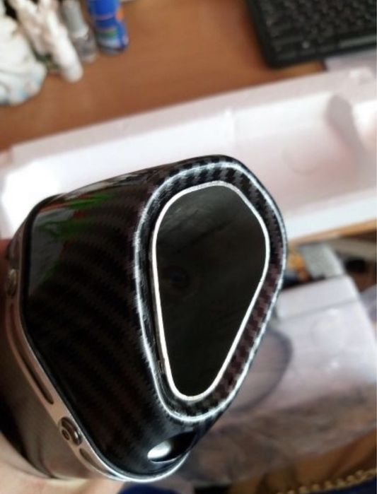 Прямоточный глушитель Akrapovic мото выхлоп 47 см