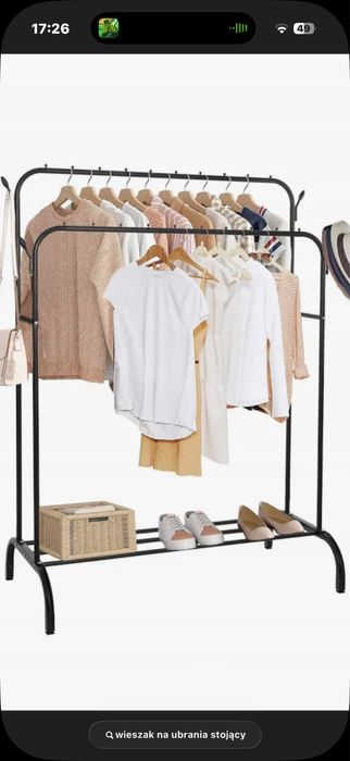 stojak/wieszak na ubrania