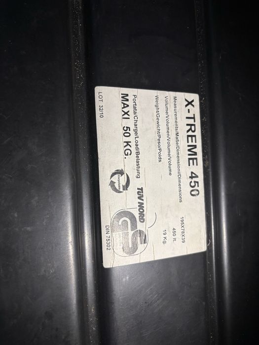 Bagażnik Box Dachowy Taurus XTREME 450