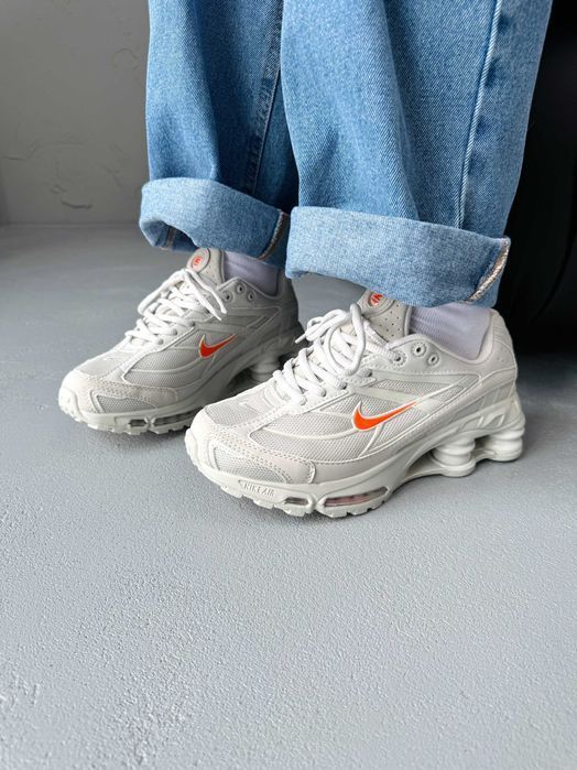 Кросівки Nike Shox Ride 2 Light Bone/Orange premium