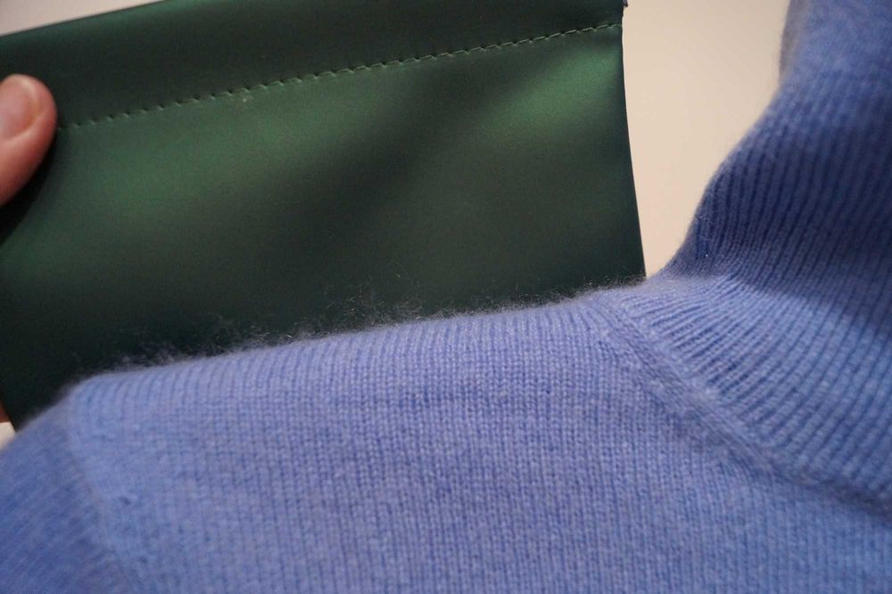 sweter golf damski  kaszmir niebieski S,M + gratis