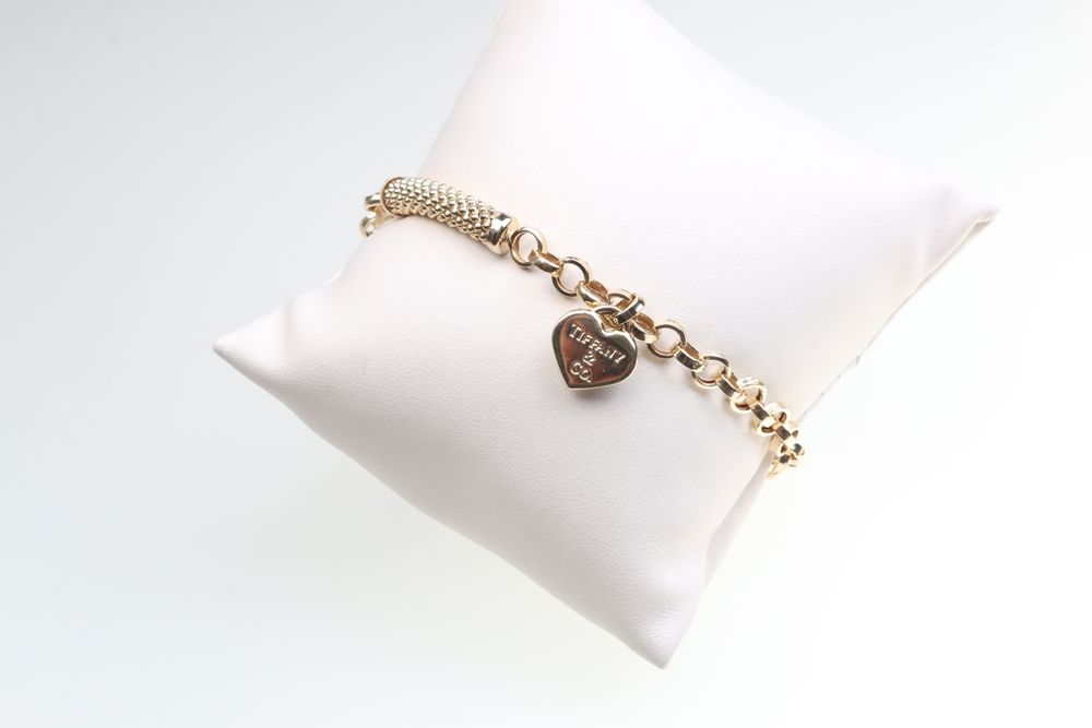 Nowa złota bransoletka tiffany 585 6 gram