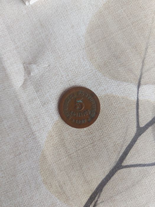 5 centavos 1927 republica portuguesa