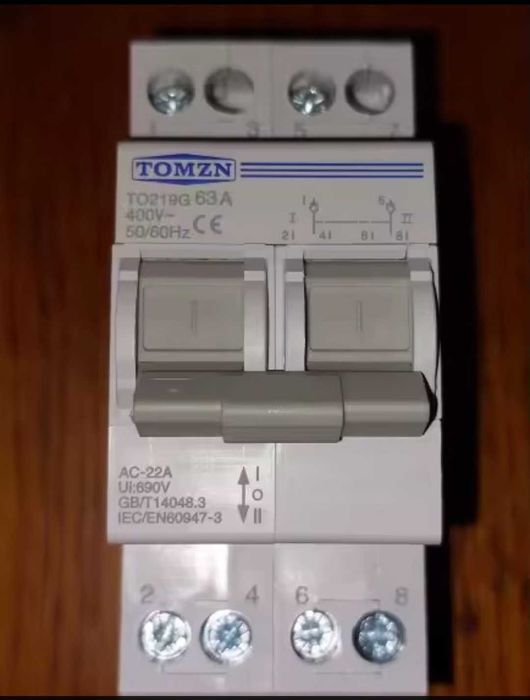 Диференціальний автомат для змінного струму AC  тощо