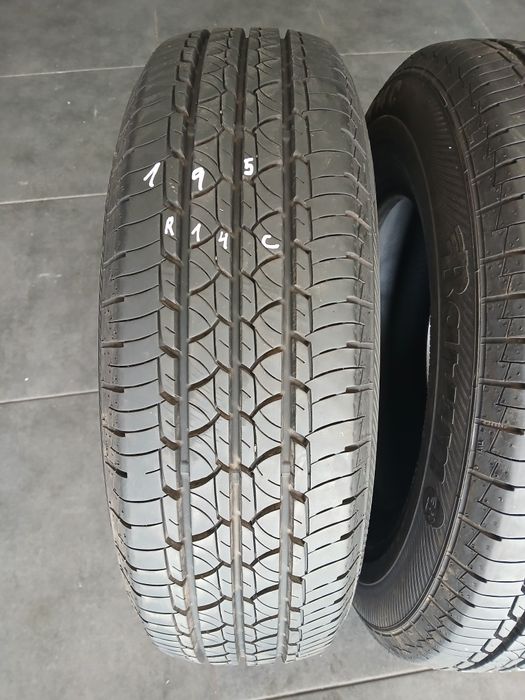 2 pneus 195 r14C barum