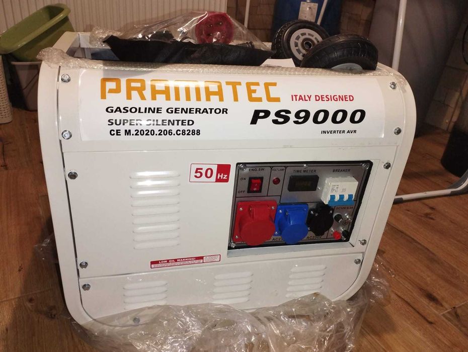 Бензиновий генератор PRAMATEC PS-9000 2,5 квт 3 фазний