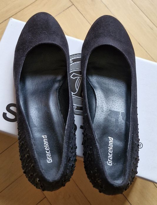 Туфлі жіночі на танкетці Graceland