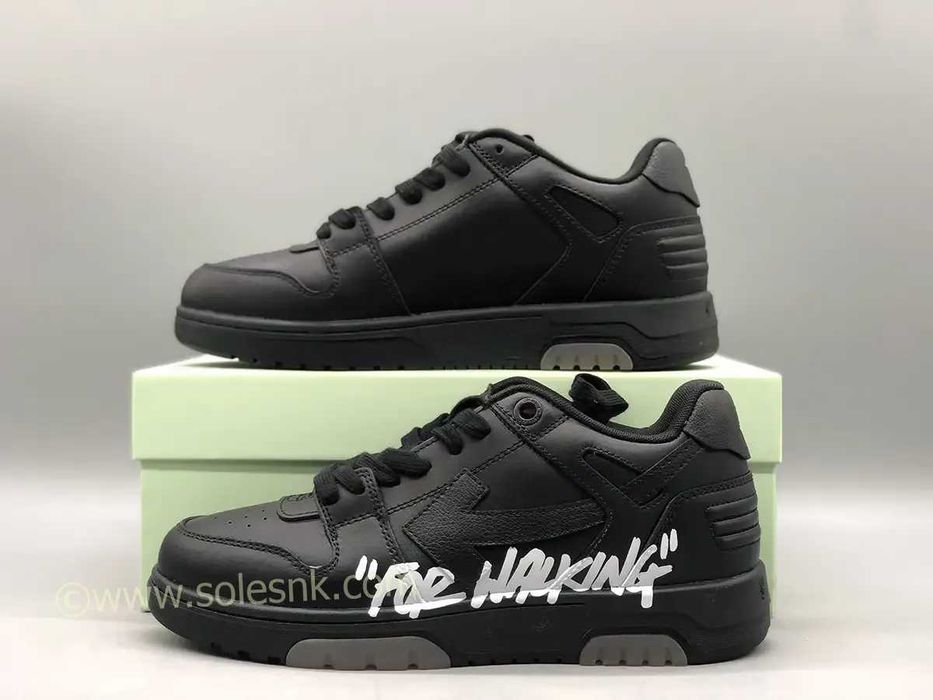 Кросівки Off-White Out Of Office ‘OOO’ For Walking Black White чорні