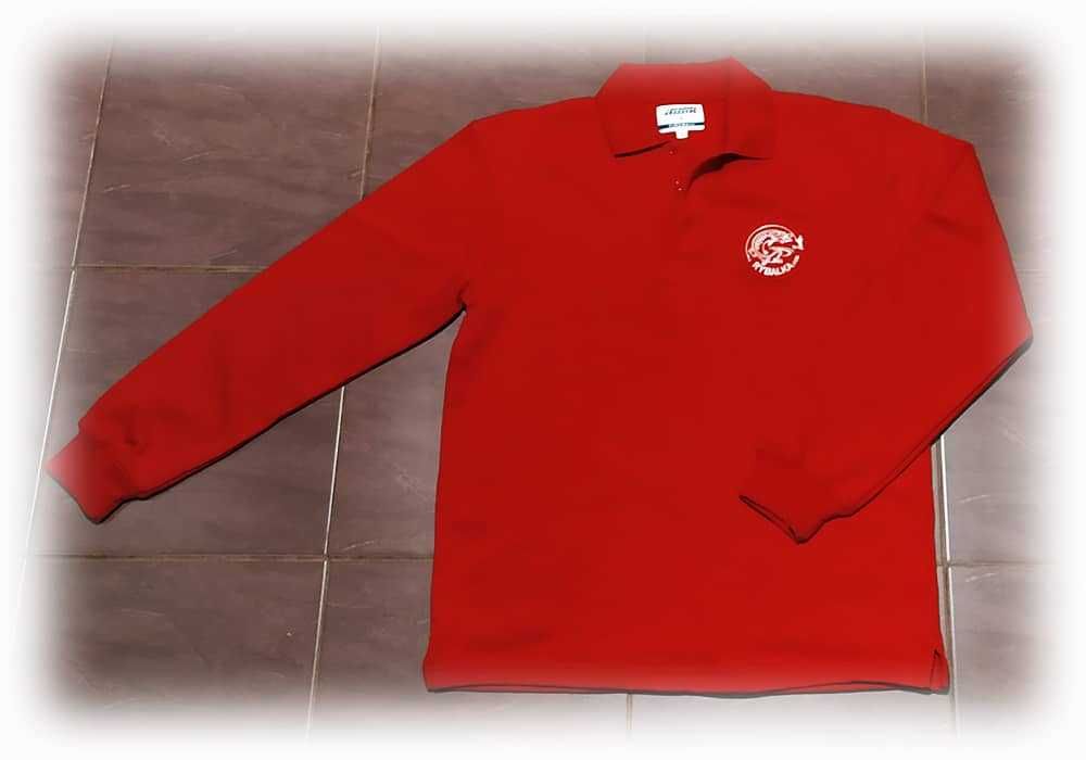 Реглан чоловічий рибальський Promo Stars Fishing Polo Longsleeve L Red