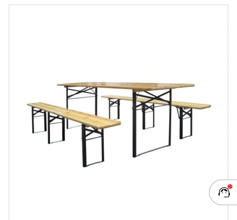 Conjunto popular mesa+ 2 bancos