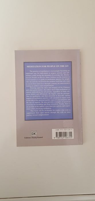 Livro "Meditation For People On The Go"