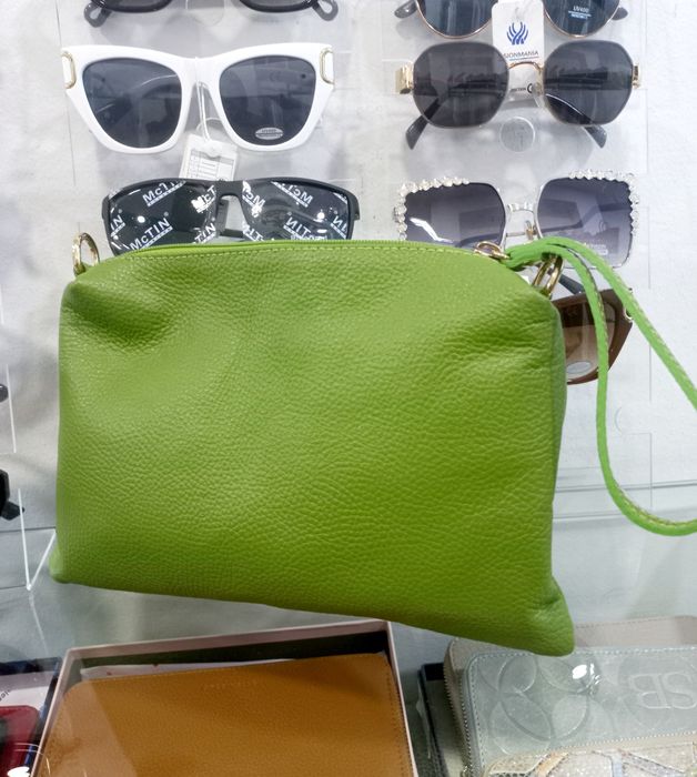 Шкіряна сумка-клатч GENUINE LEATHER