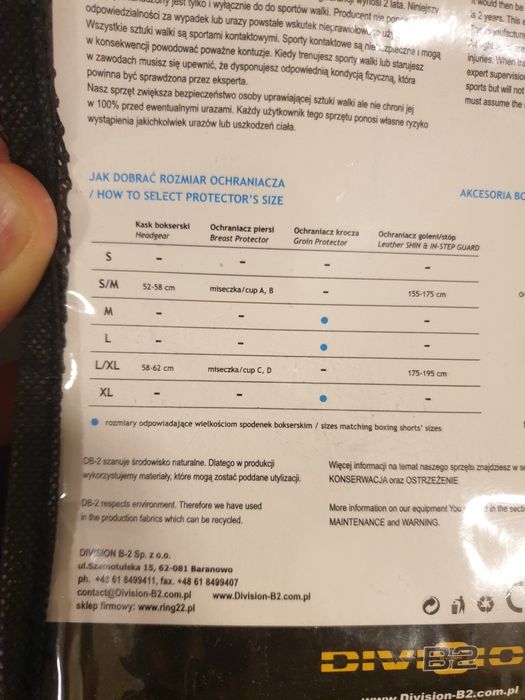 Ochraniacz krocza, suspensor, L