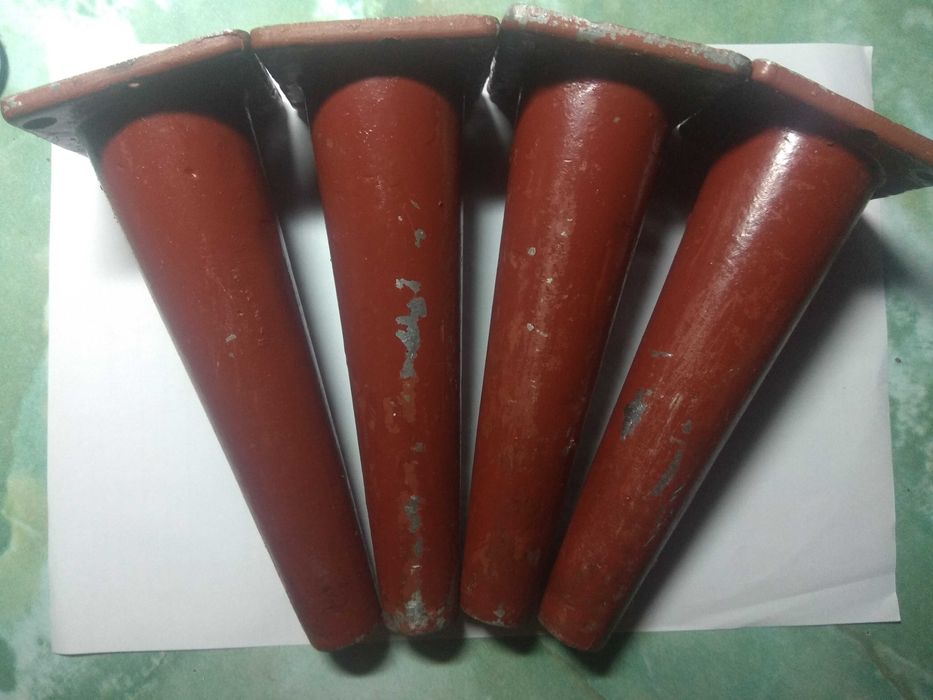 Ножки для меблів, алюміній, 18 см, 4 шт. (2 вида, див.фото)
