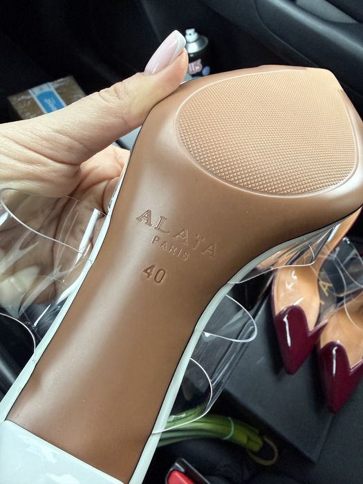 Туфли ALAÏA алая мюлі алаїа алая туфлі сабо alaia alaila